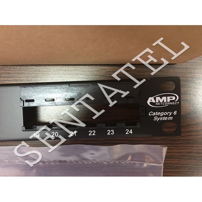 Patch Panel AMP / Tyco Electronics 24 Port Category 6 Cat 6e