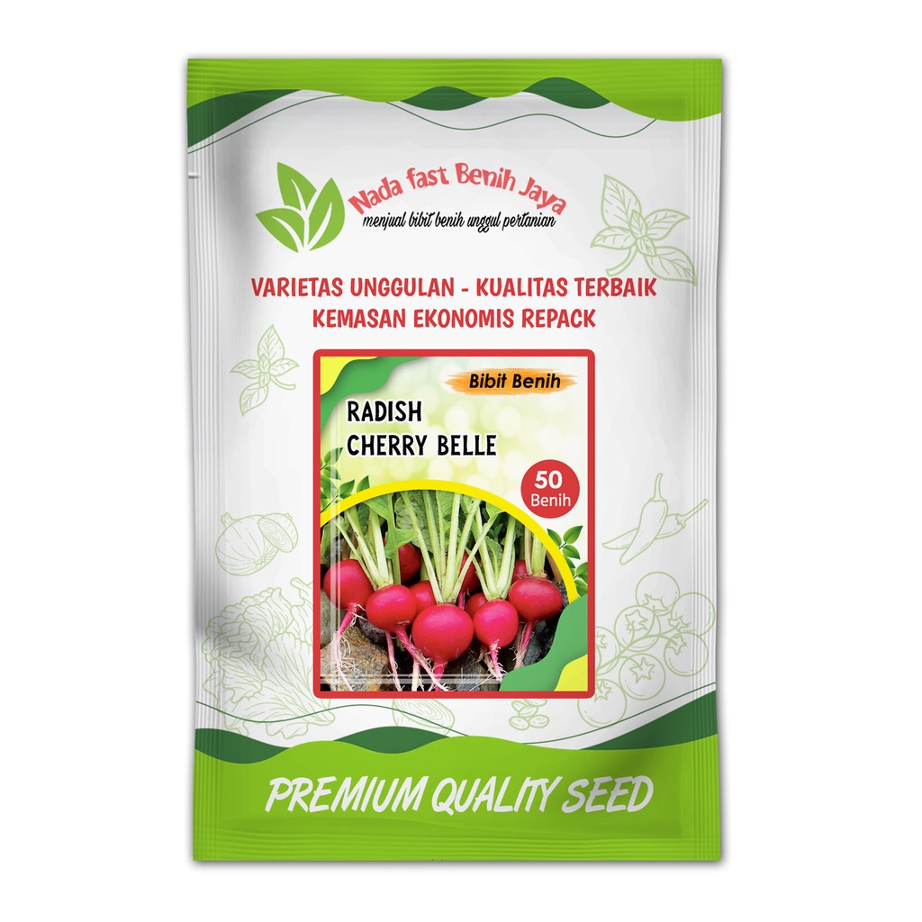 PROMO Benih Bibit Lobak Radish Cherry belle - benih lobak merah