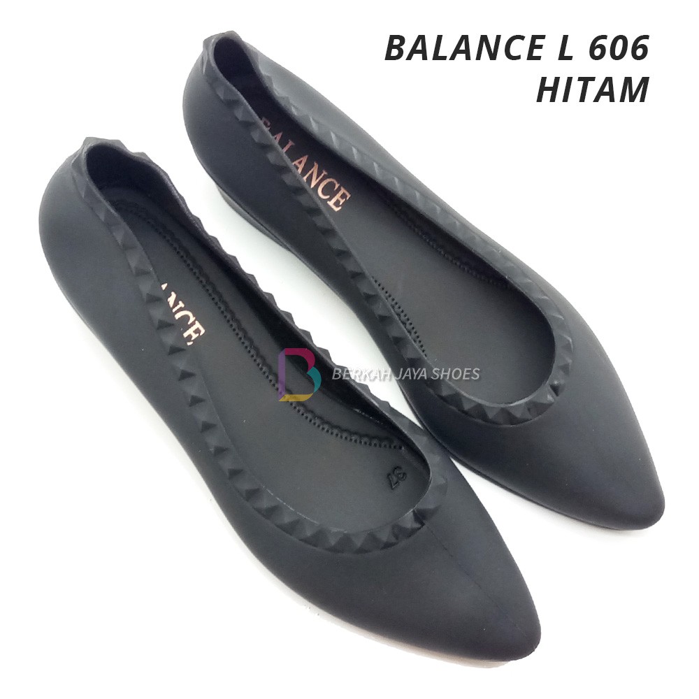 Sepatu Karet Wanita - Sepatu Flat Shoes Karet Wanita Balance L 606 Varian Warna