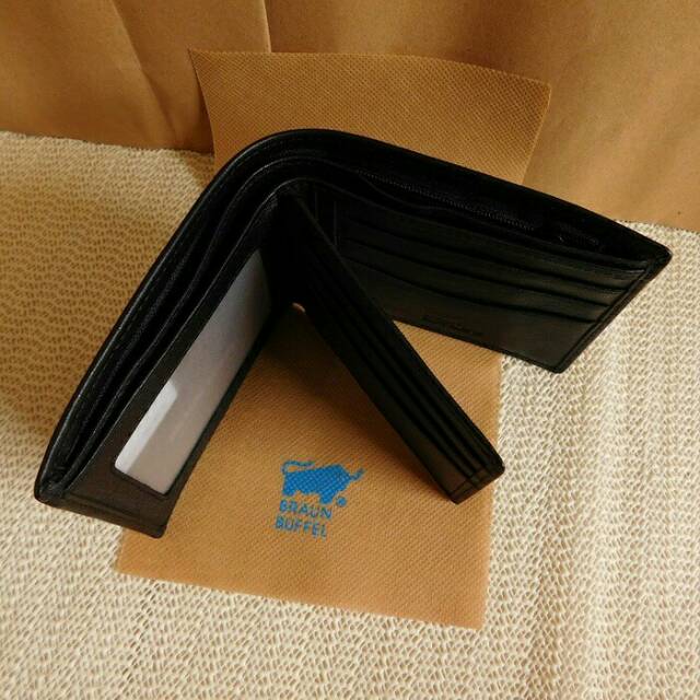 DOMPET PRIA KULIT ASLI  BRANDED BRAUN BUFFEL 01-12