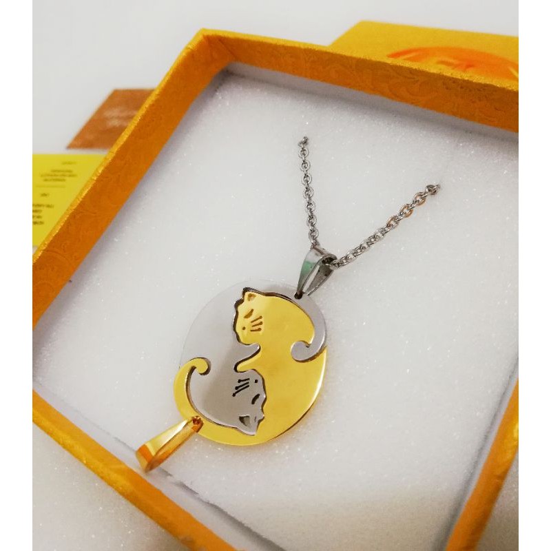 Kalung Kucing yin yang