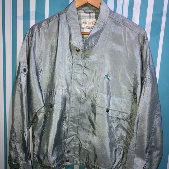Jaket Vintage Pria Murah Thrift Bekas Second Harrington Parasut Baby Tosca Crealy untuk main sepeda
