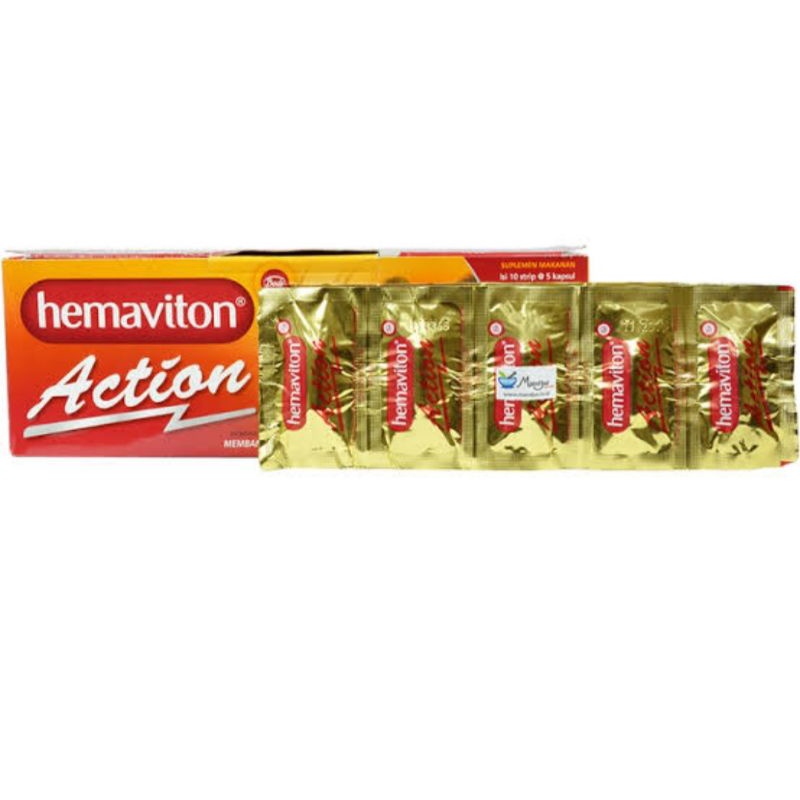 HEMAVITON ACTION, 1 strip isi 5 tablet