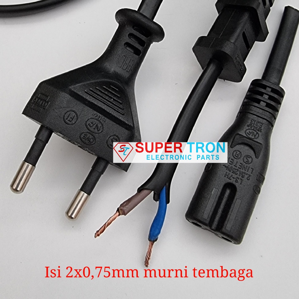 Kabel AC Angka 8 Bagus 2meter