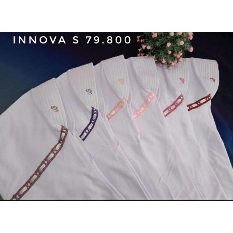 Rabbani Innova Putih Renda Warna S