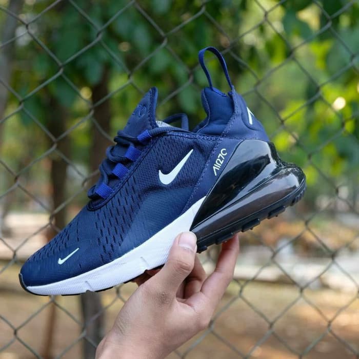 terlaris        SEPATU NIKE AIR MAX 270 FLYKNIT NAVY COLLEGIATE PREMIUM QUALITY  24