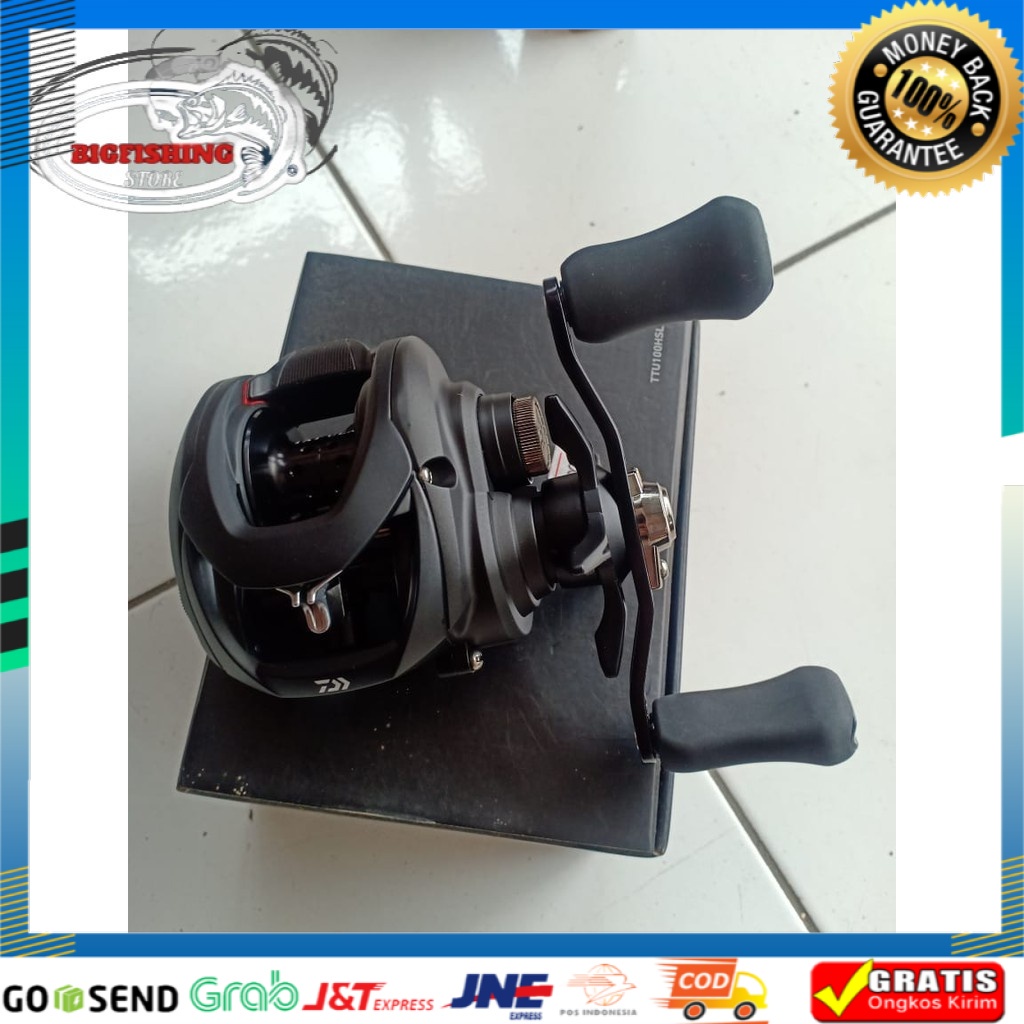 Reel Bc Daiwa Tatula 100HSL Baitcasting Hitam Doff