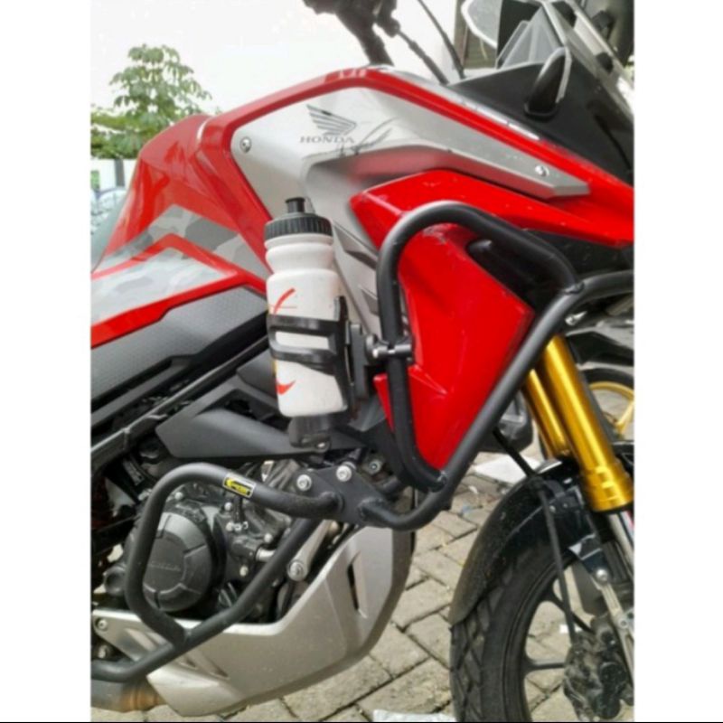 MOTOWOLF bottles Holder Tempat Botol Minum Di Stang Spion Motor Adv Pcx  Vario Nmax Xmax Beat Dll