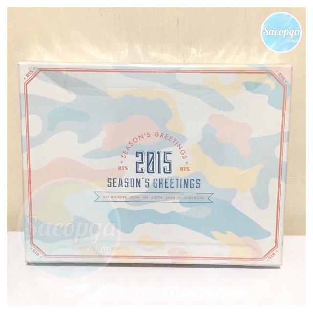 BTS - SEASON'S GREETINGS 2015 OFFICIAL DVD BIGHIT ENT MERCHANDISE SG SEGRET SEASON GREETING RARE 7