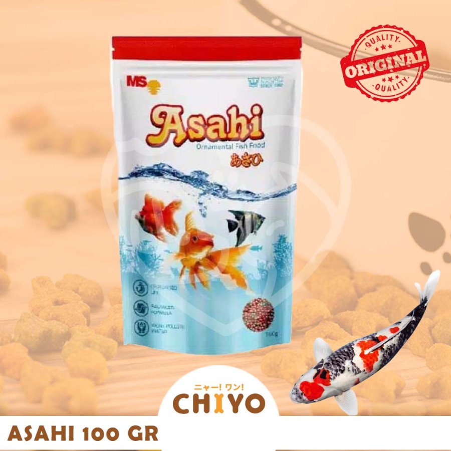 PAKAN IKAN ASAHI 100GR [ PELET IKAN ]