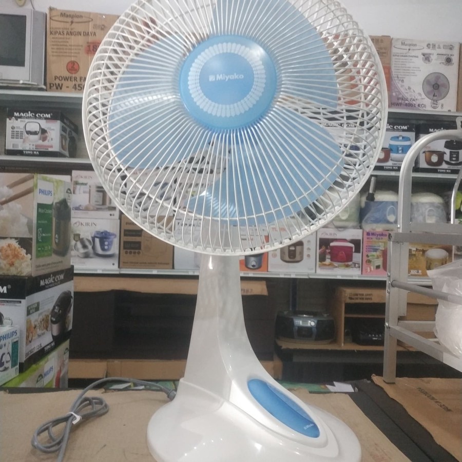 KIPAS ANGIN MIYAKO 12" KAD1227 2 IN 1 /BISA DI TEMPEL ASLI