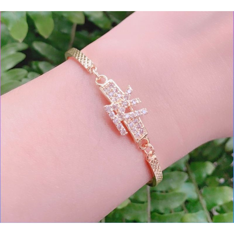 Gelang Xuping Gold Gelang Tangan Dewasa Rantai Permata Cantik G24