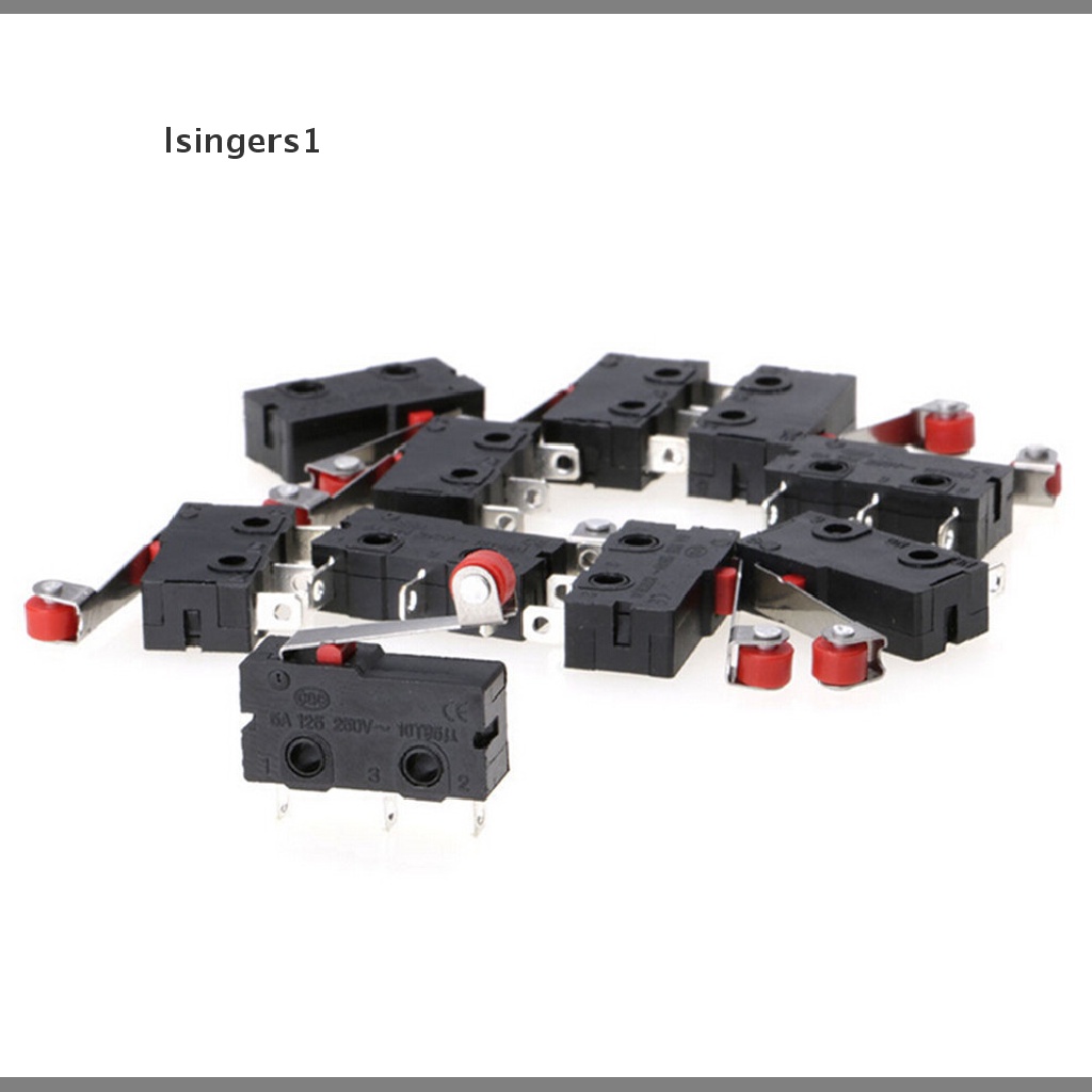 (lsingers1) 5pcs / Set Saklar Limit Switch Microswitch KW12-3 PCB