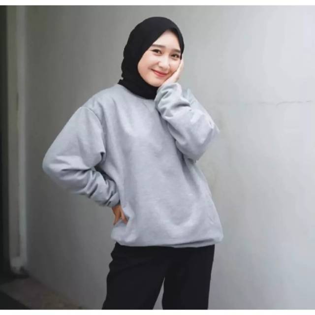 SWEATER_ID Basic Sweater Crewneck All Color Gramasi 240 Polos Unisex