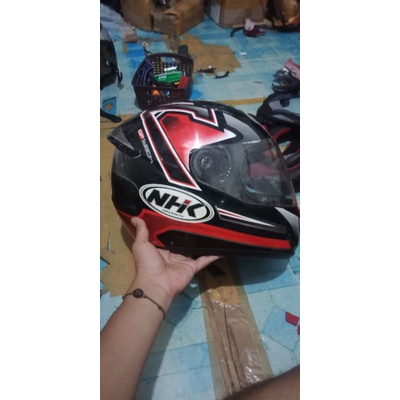 Jual Helm Full Face Nhk Gp Tech Ori Second Shopee Indonesia