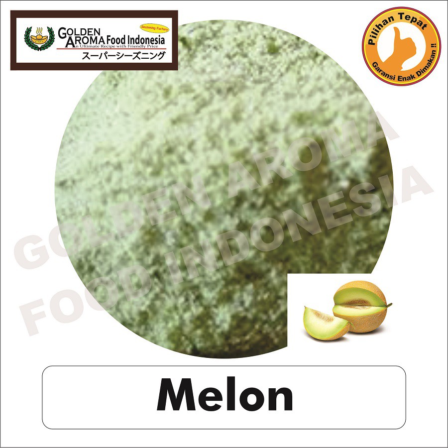 

Bubuk Minuman / Bumbu Tabur Serbaguna Enak Murah Halal Rasa Melon 1000 gr / 1 kg