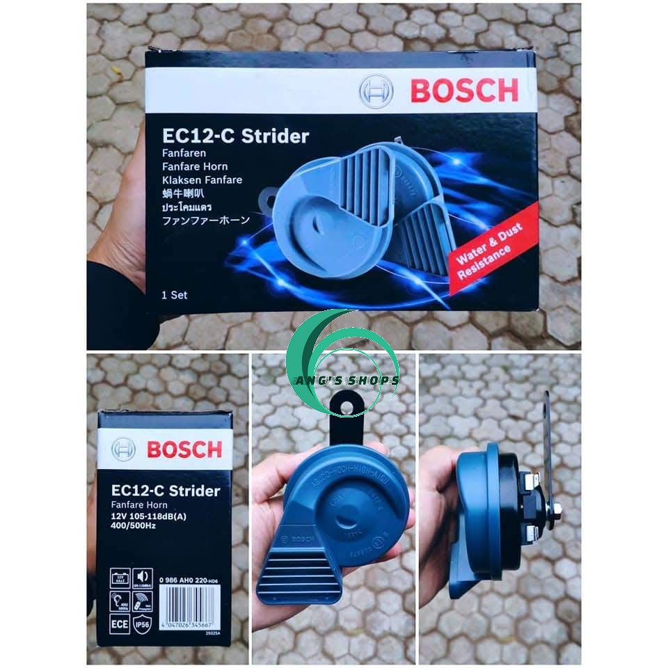 KLAKSON KEONG BOSCH WATERPROOF TAHAN AIR + KABEL RELAY SET BOSCH ORIGINAL