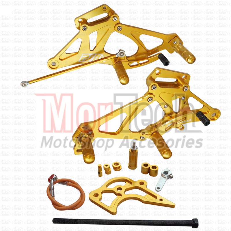 PSM Set Footstep - Foot Step depan belakang - Underbone MX New 135 cc Double Disc Gold