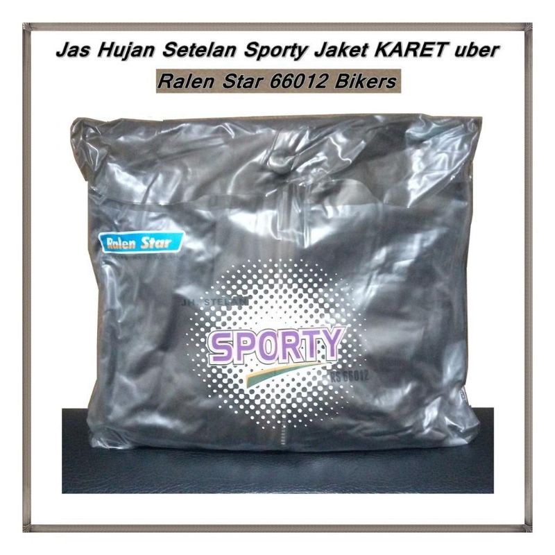 Jas Hujan Stelan Semi Transparan Bahan Karet / ada Scotchlight