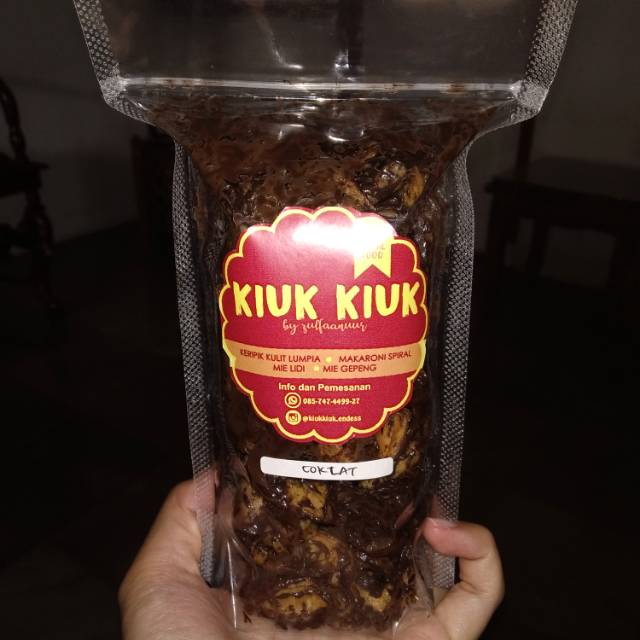 Kripik Kulpi (Kulit Lumpia) rasa COKLAT, 200gr