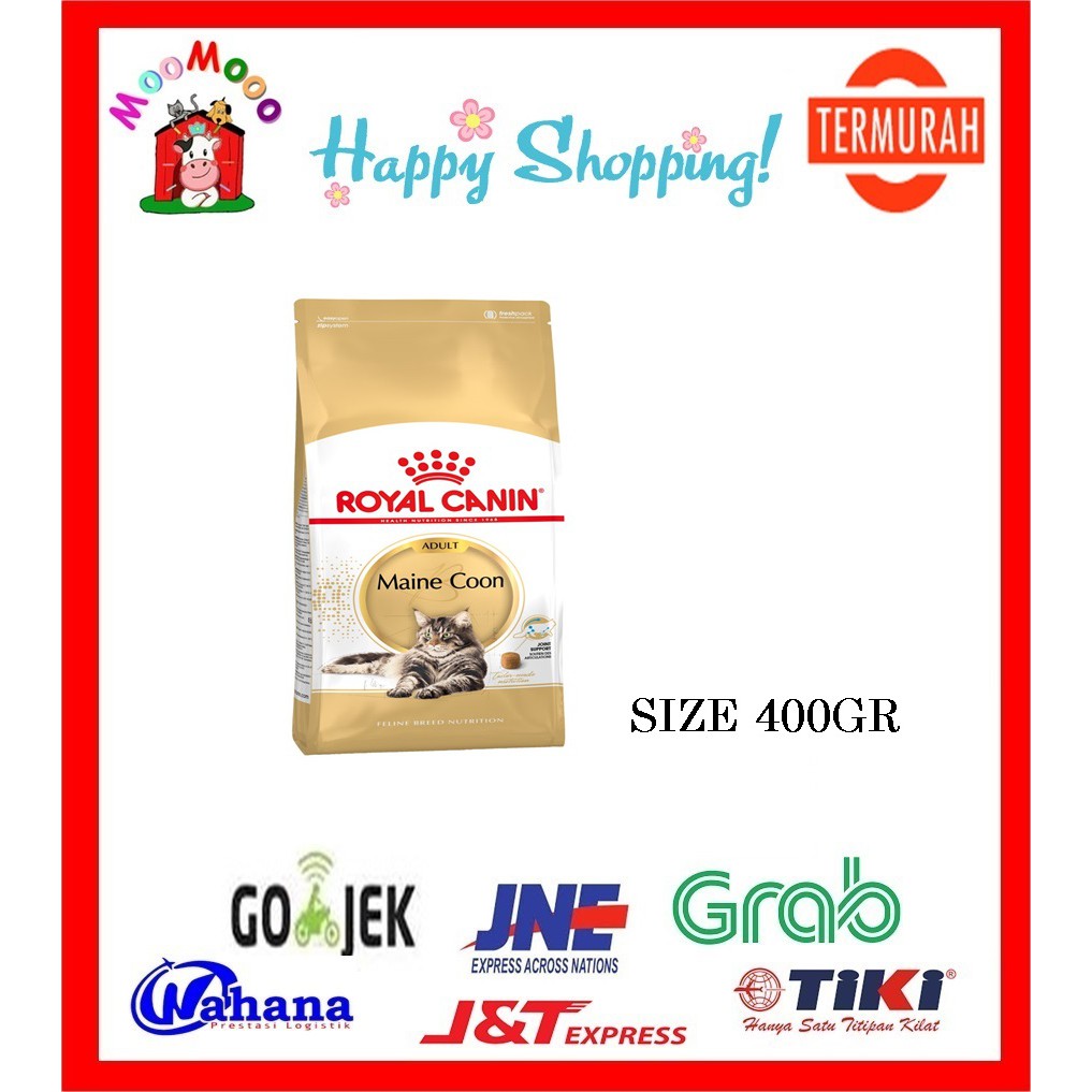 Royal Canin Maine Coon Adult 400Gr - Makanan Kucing Dewasa