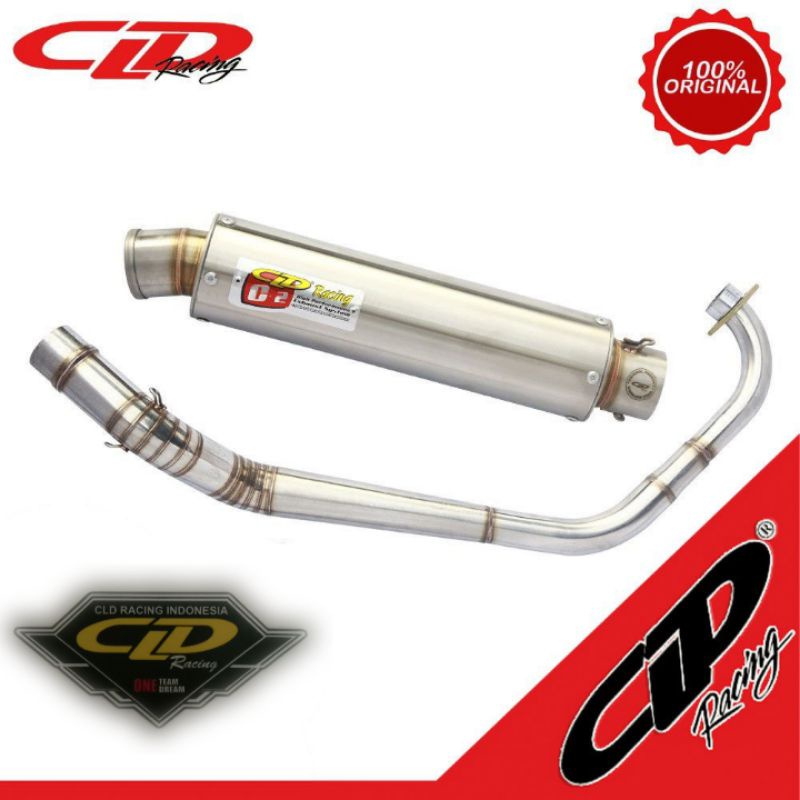 Knalpot CLD Racing Type C2 Bulat..SATRIA FU..