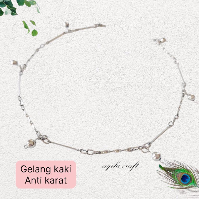 GELANG KAKI MONEL ANTI KARAT