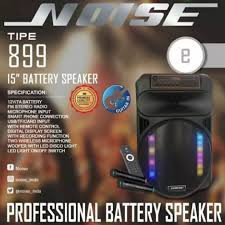 Speaker Aktif Noise 899 E Speaker Portable 15 inch Noise 899 E