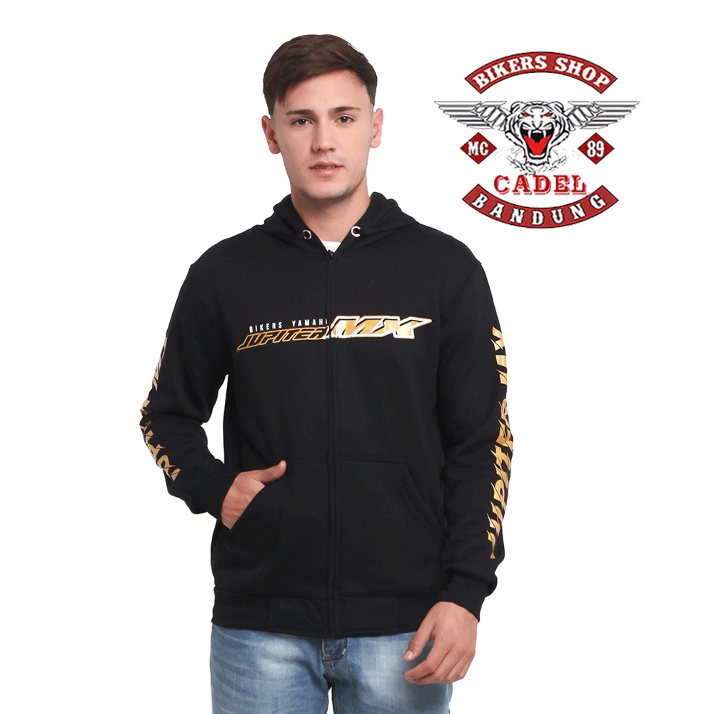 Baju Sweater Jupiter mx Jaket Yamaha Bikers SWMX BONUS stiker merch CADEL BANDUNG Switer Jupiter Jak