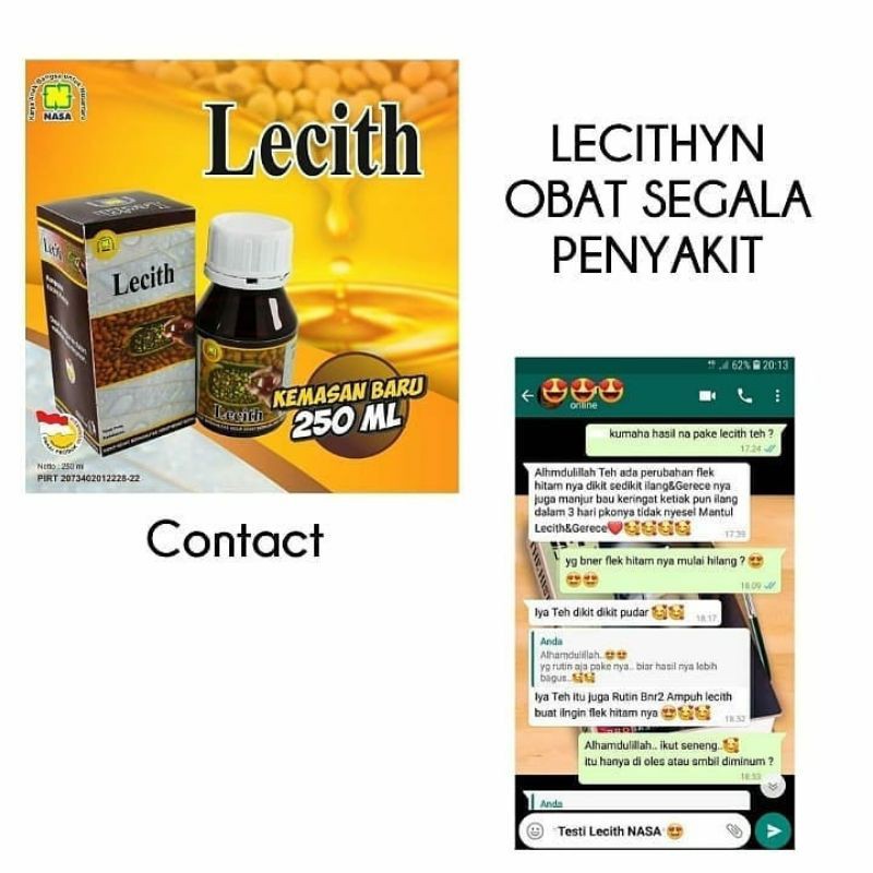 

LECITHIN / Lecithin Nasa Herbal Alami