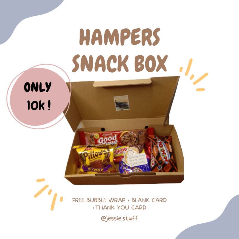 

HAMPERS SNACK GIFT BOX (S) / HAMPERS SNACK/ SNACK GIFT BOX