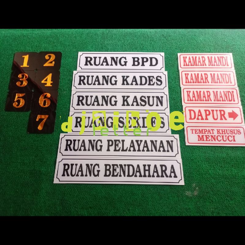 

PAPAN NAMA AKRILIK CUSTOM acrylic custom