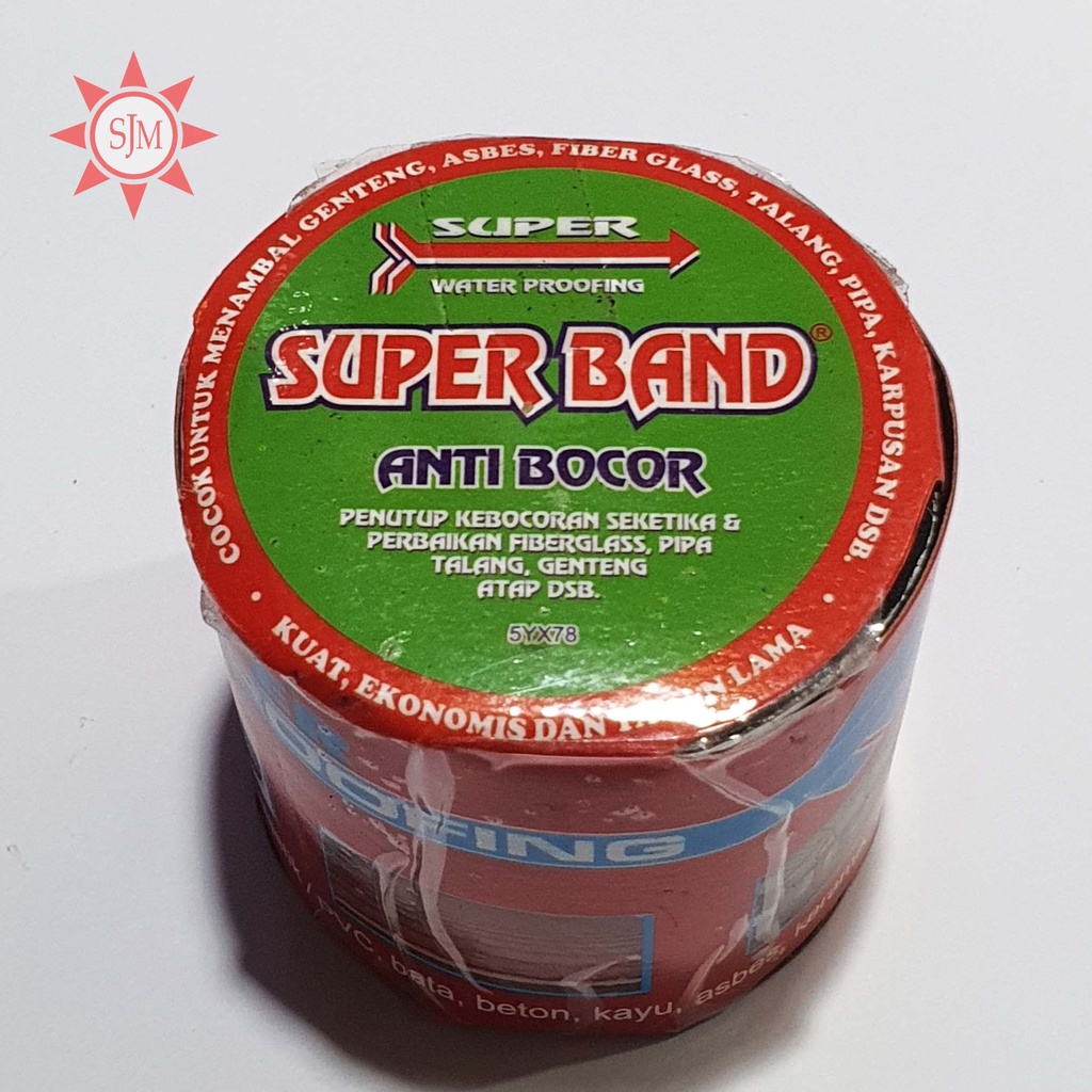 Lem Super Band Anti Bocor 1 Meter / Lem Seng / Genteng / Solasi Atap