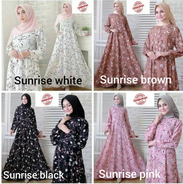 Gamis Wanita monalisa busui syari monalisa J6H2 Wanita Terkini Remaja Casual Produk Spesial Fashion 