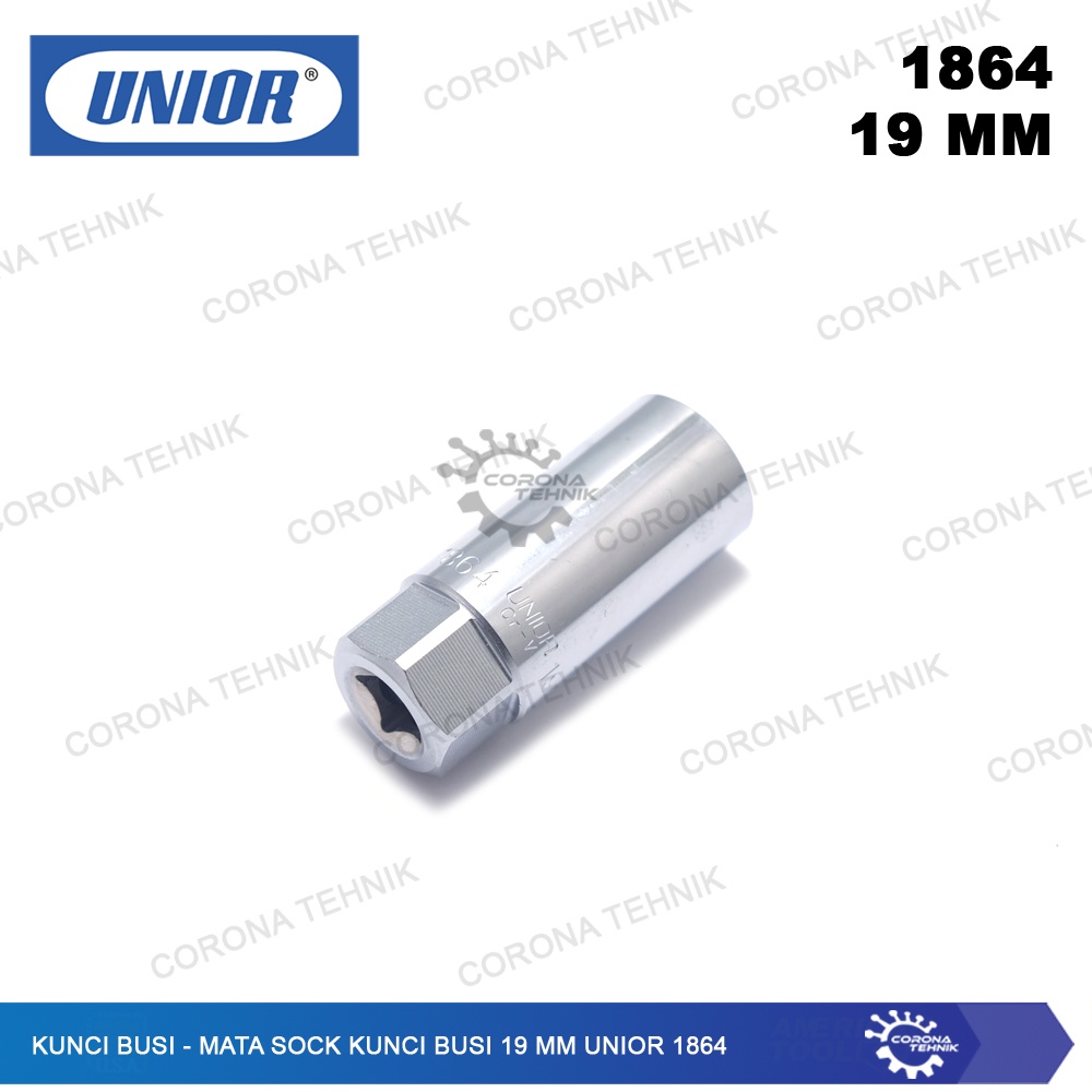 UNIOR 1864 - Sale - Kunci Busi - Mata Sock Kunci Busi 19 mm