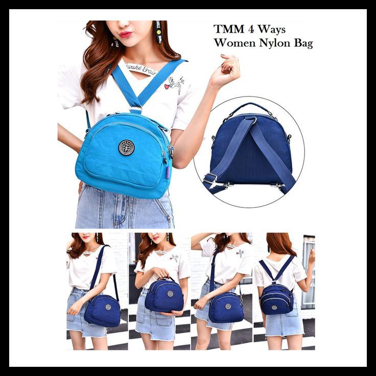 Ts82 Tmm 4 Ways Bag / Tas Selempang Wanita / Tas Backpack Wanita - Red Rose