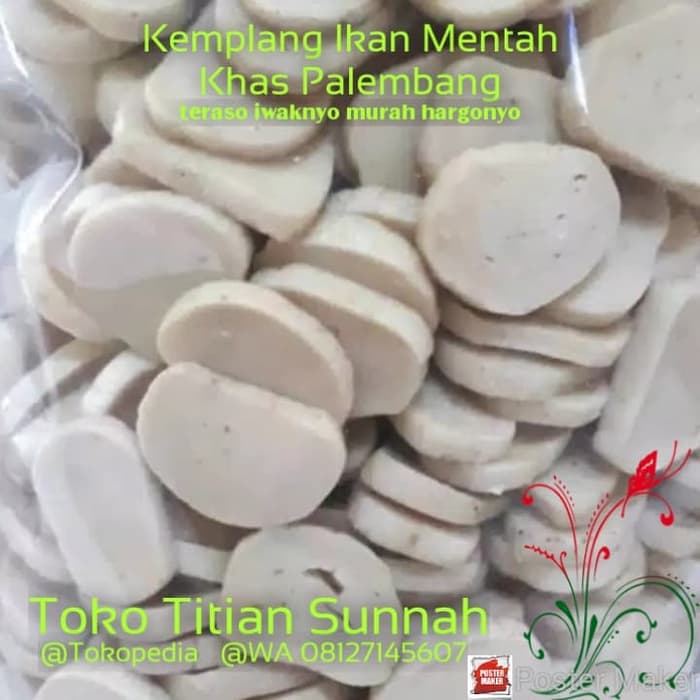 

1000 gr Kerupuk Kemplang Mentah Ikan Tenggiri Siap Goreng