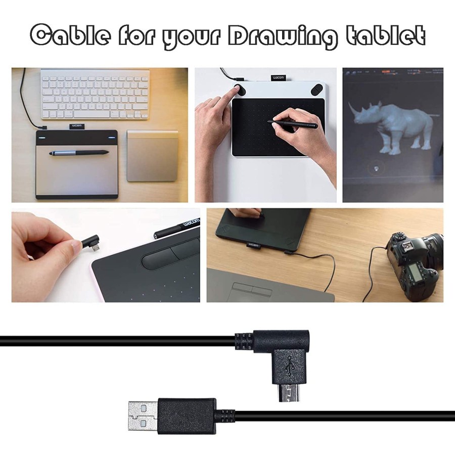 Micro Usb Sync Cable Wacom Intuos Seri 490 690 472 672 4100 6100