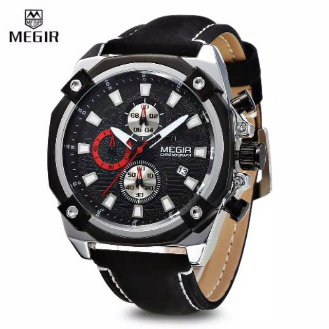 Megir 2054 / Jam Tangan Pria Import / Megir Original / Anti air