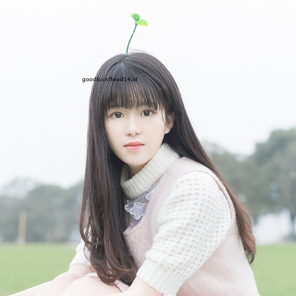 [OOID] 4 Pc Fashion Unisex Funny Grass Clips Adorable Flower Mushroom ID