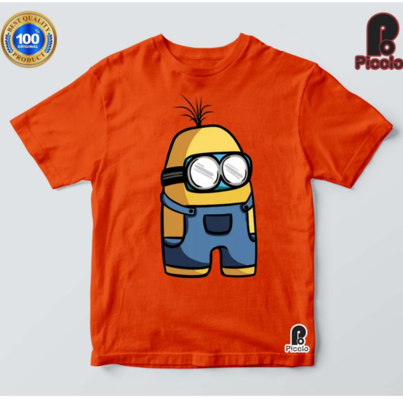 kaos baju among us minion lucu bahan premium