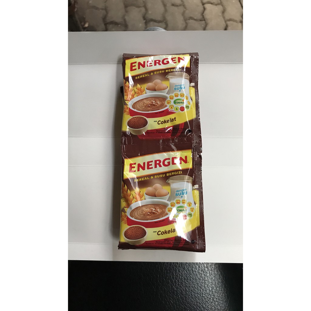 

PROMO ENERGEN COKELAT 1 RENCENG 10 SACHET PCS SEREAL COKLAT DUS 29G 29GR TERMURAH