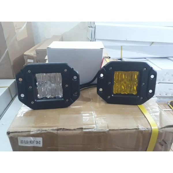 LED 12Watt CREE -MODEL TANAM BUMPER  (PERLENGKAPAN OFFROAD)