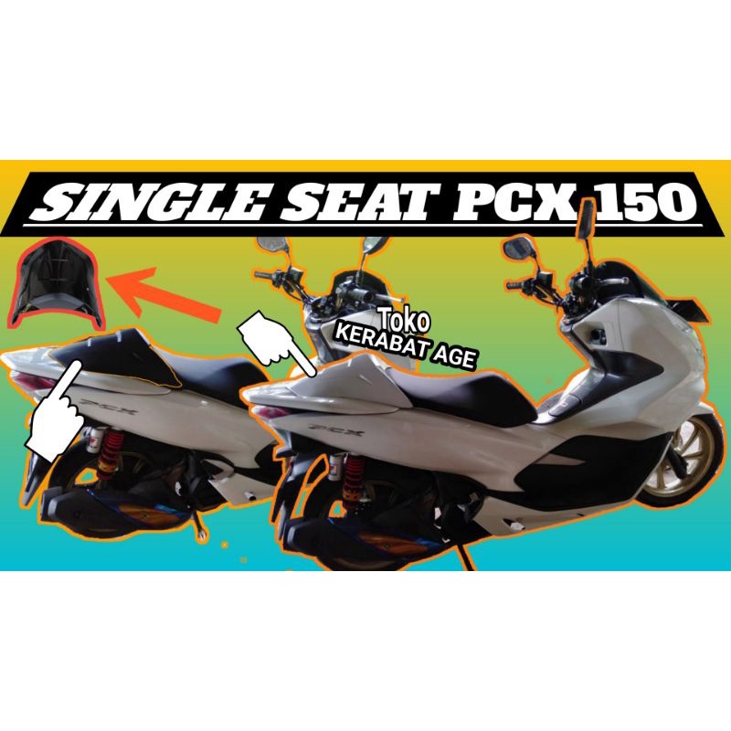 Aksesoris Accessories pcx 150 Modifikasi Variasi Custom single seat