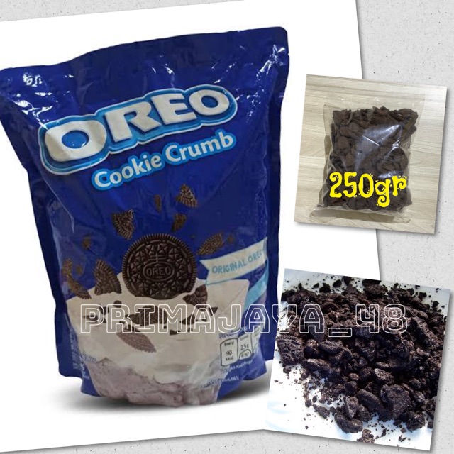 

REPACK: 250G - OREO COOKIE CRUMB/ Oreo Kasar/ Oreo Remuk