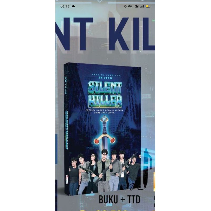 sillent killer novel berbonus