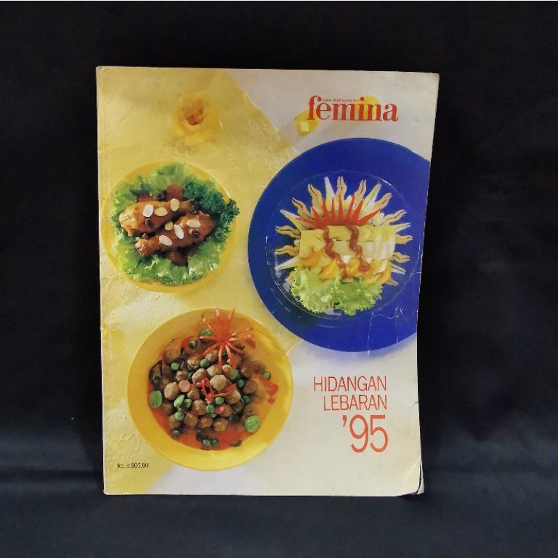 PRELOVED Majalah Femina Resep Hidangan Lebaran 1995