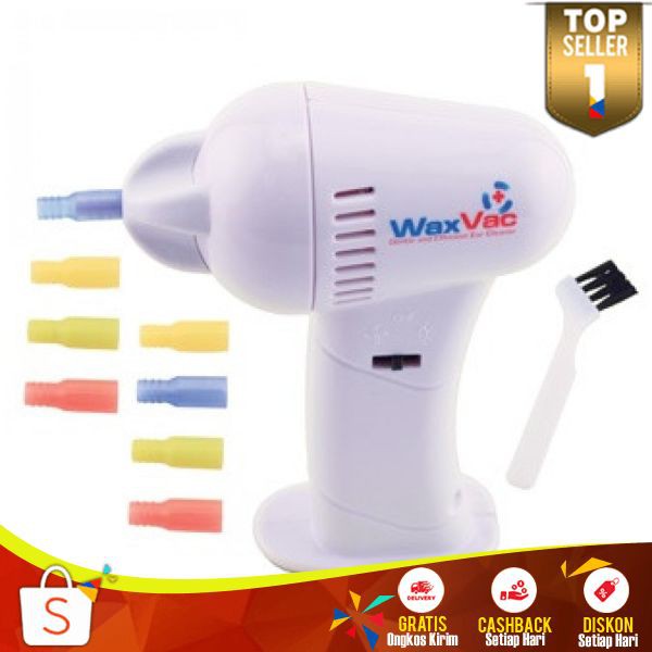 Electric Ear Terbaru Wax Vacuum Vac Wax Removal Alat Pembersih Telinga Aman Mudah Digunakan