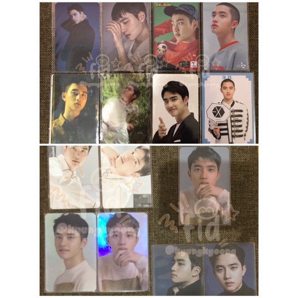 non album pc photocard exo d.o. do kyungsoo flo holo bene withdrama japan cashbee exorun universe