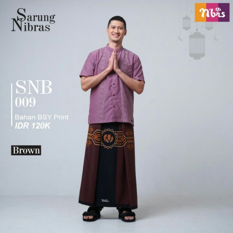 Sarung Nibras SNB 09 Brown